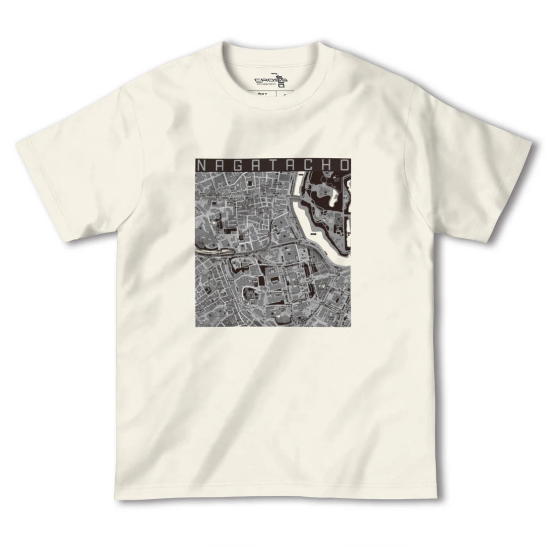 【永田町（東京都）】地図柄ヘビーウェイトTシャツ