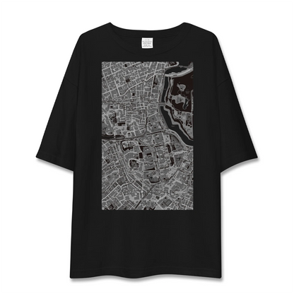 【永田町（東京都）】地図柄ビッグシルエットTシャツ