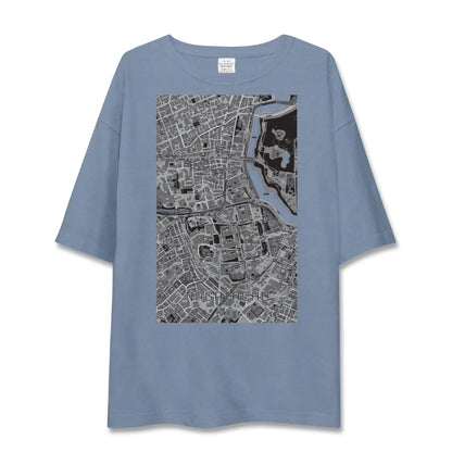 【永田町（東京都）】地図柄ビッグシルエットTシャツ