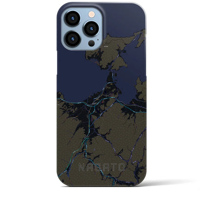 【長門（山口県）】地図柄iPhoneケース（バックカバータイプ）