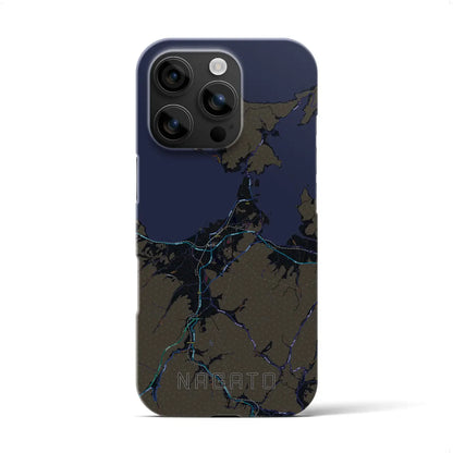 【長門（山口県）】地図柄iPhoneケース（バックカバータイプ）