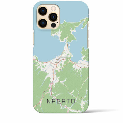 【長門（山口県）】地図柄iPhoneケース（バックカバータイプ）