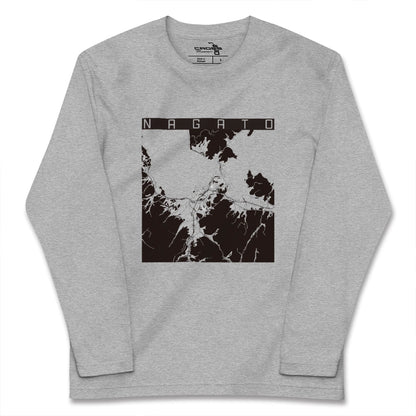 【長門（山口県）】地図柄ロングスリーブTシャツ
