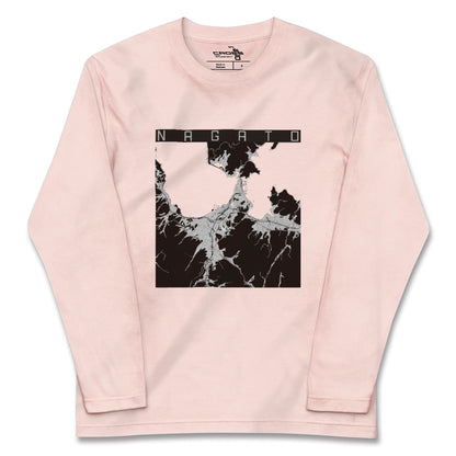 【長門（山口県）】地図柄ロングスリーブTシャツ