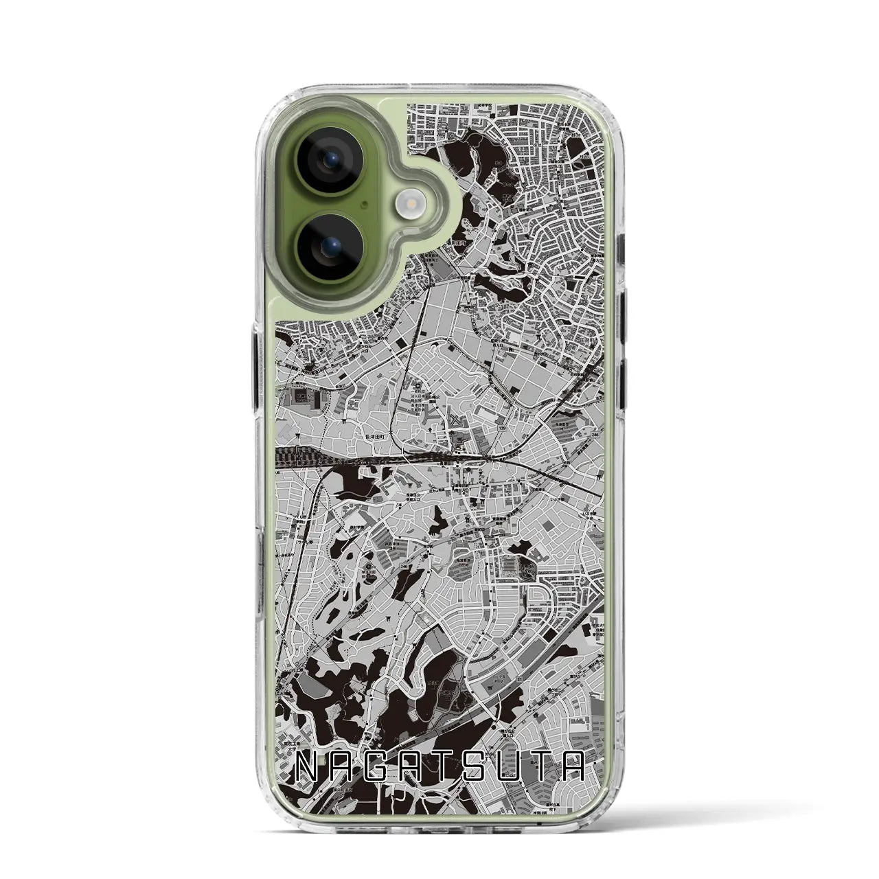 【長津田（神奈川県）】地図柄iPhoneケース（MagSafeタイプ）