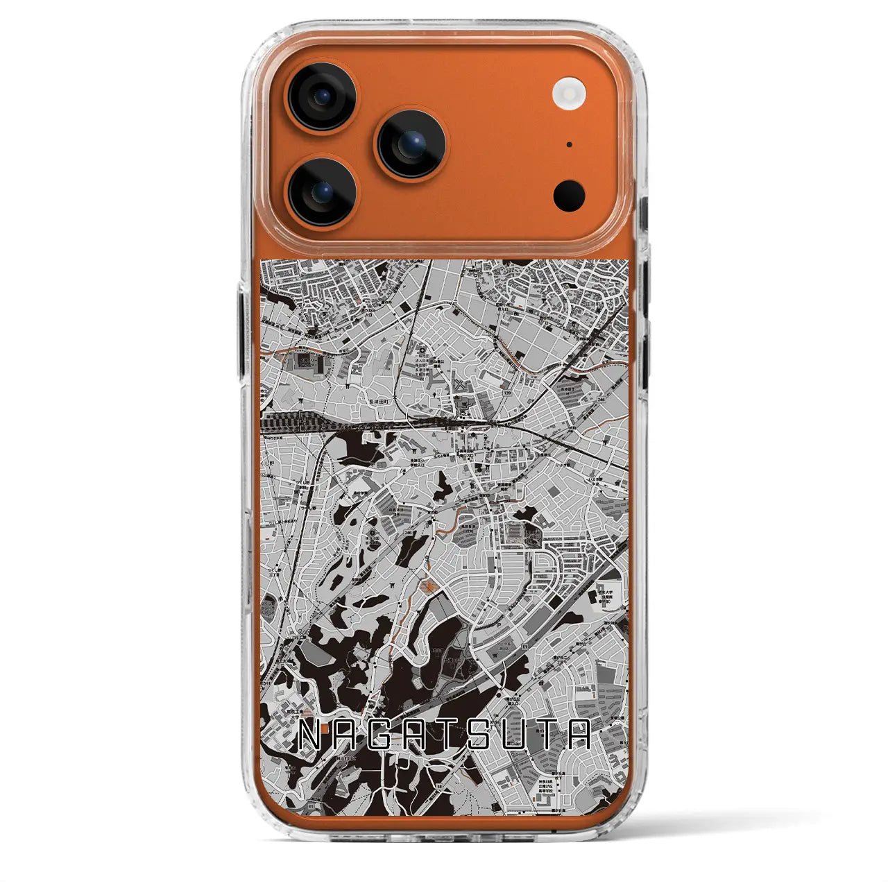 【長津田（神奈川県）】地図柄iPhoneケース（MagSafeタイプ）