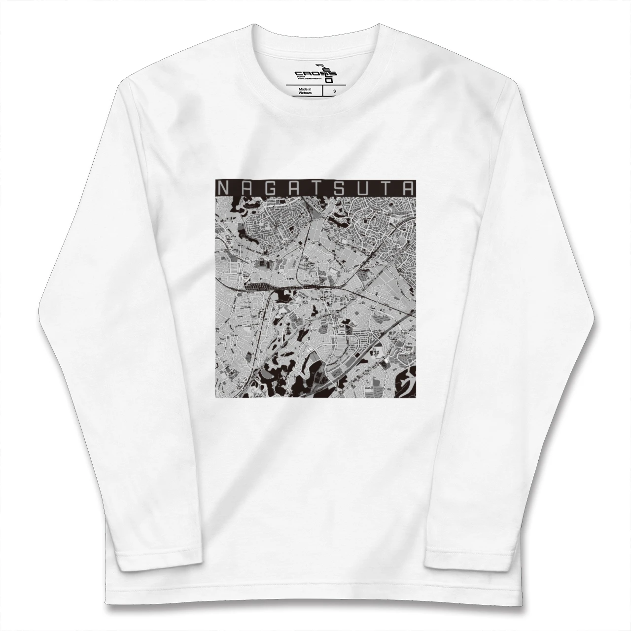 【長津田（神奈川県）】地図柄ロングスリーブTシャツ