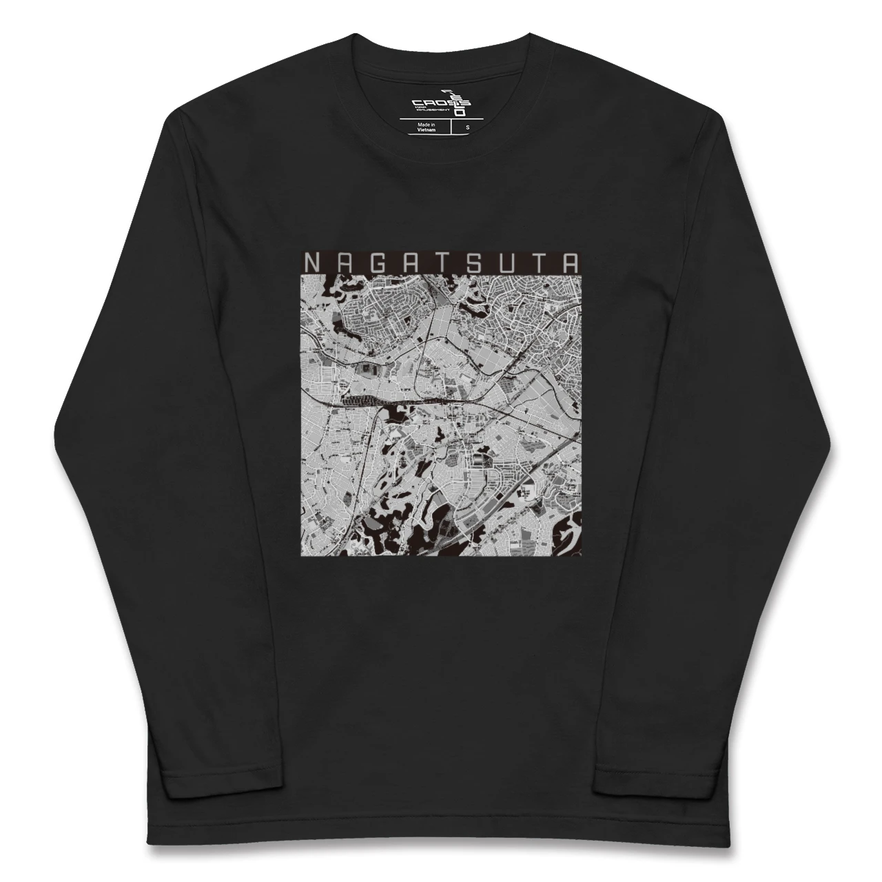 【長津田（神奈川県）】地図柄ロングスリーブTシャツ