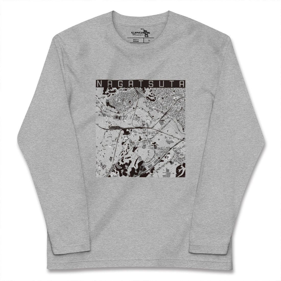 【長津田（神奈川県）】地図柄ロングスリーブTシャツ