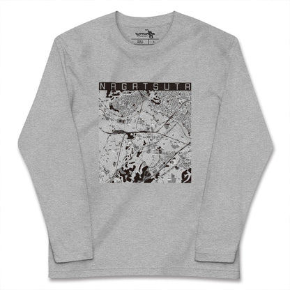 【長津田（神奈川県）】地図柄ロングスリーブTシャツ