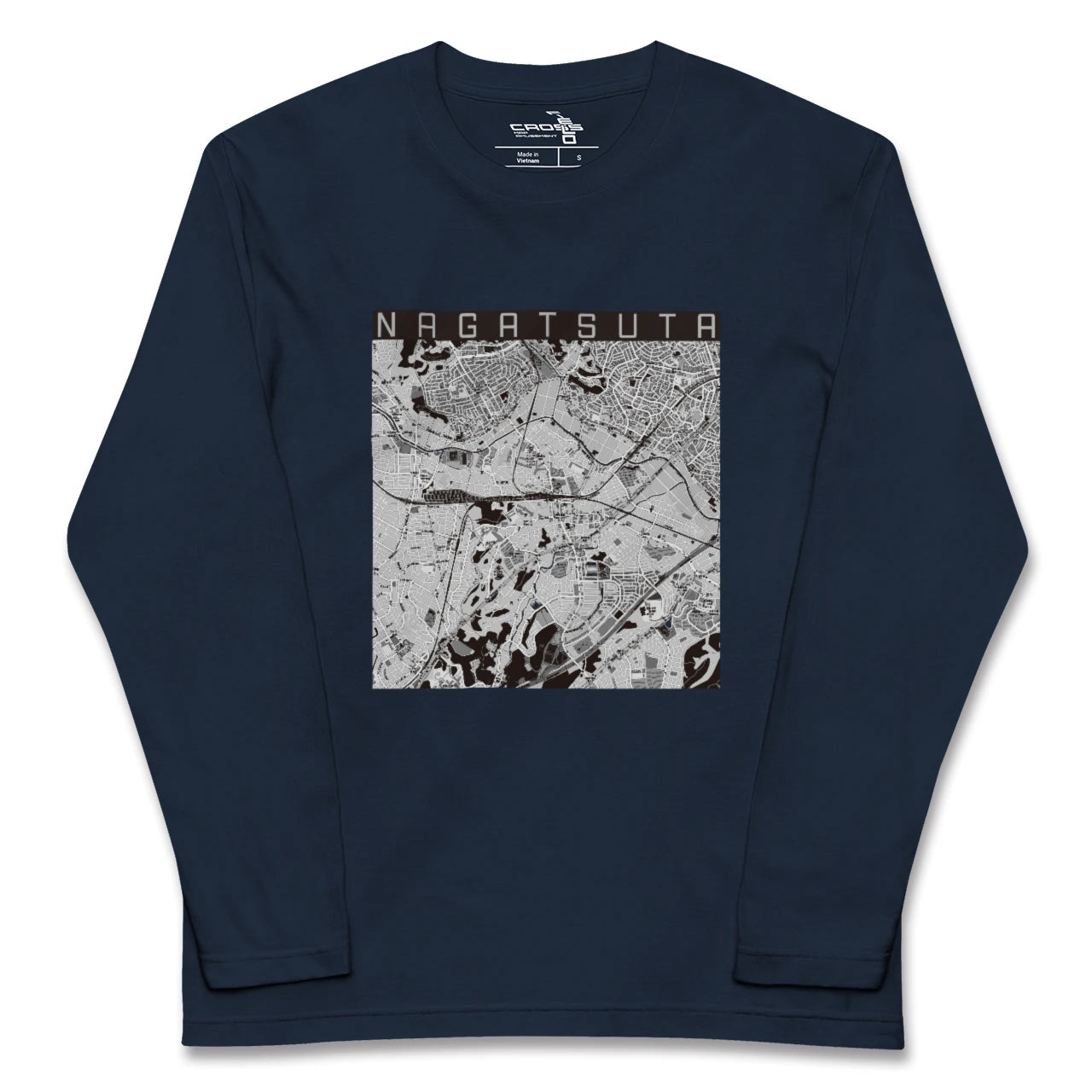【長津田（神奈川県）】地図柄ロングスリーブTシャツ