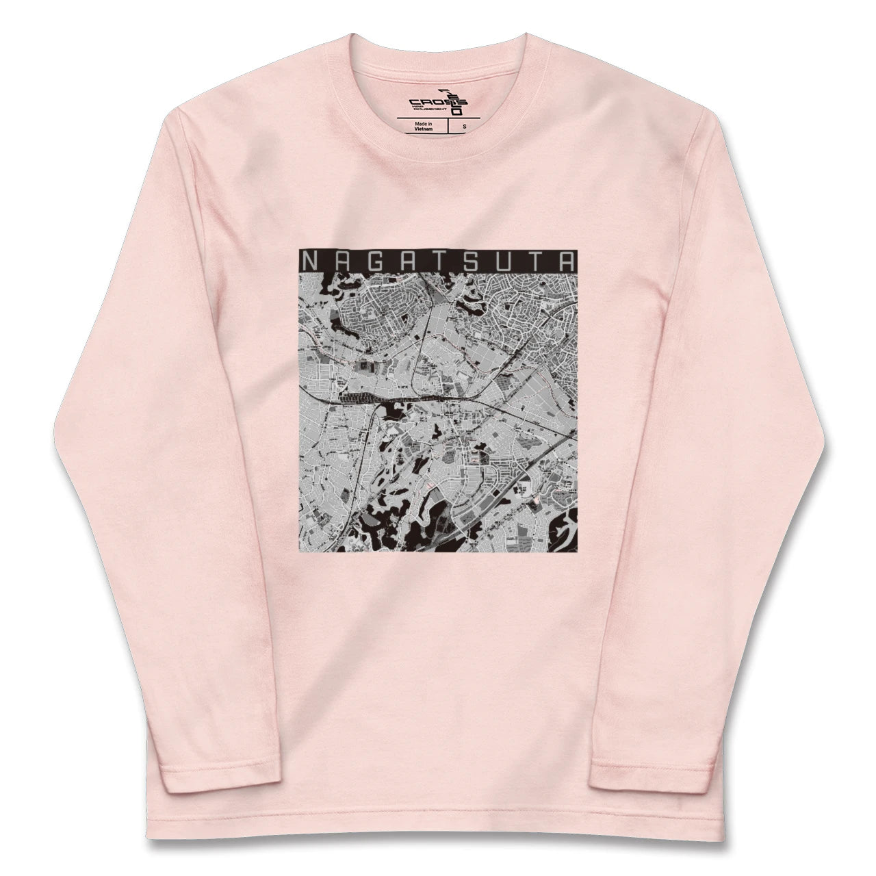 【長津田（神奈川県）】地図柄ロングスリーブTシャツ