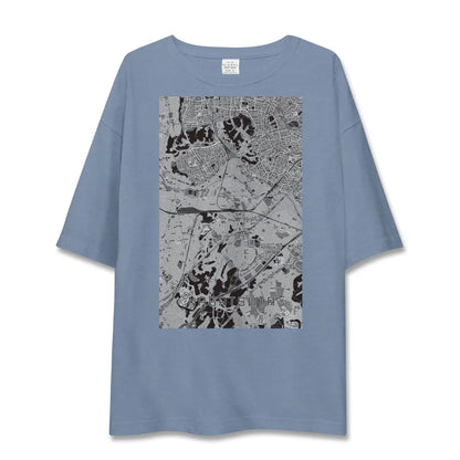 【長津田（神奈川県）】地図柄ビッグシルエットTシャツ