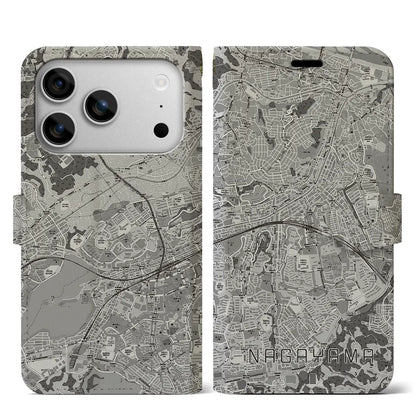 【永山（東京都）】地図柄iPhoneケース（手帳タイプ）