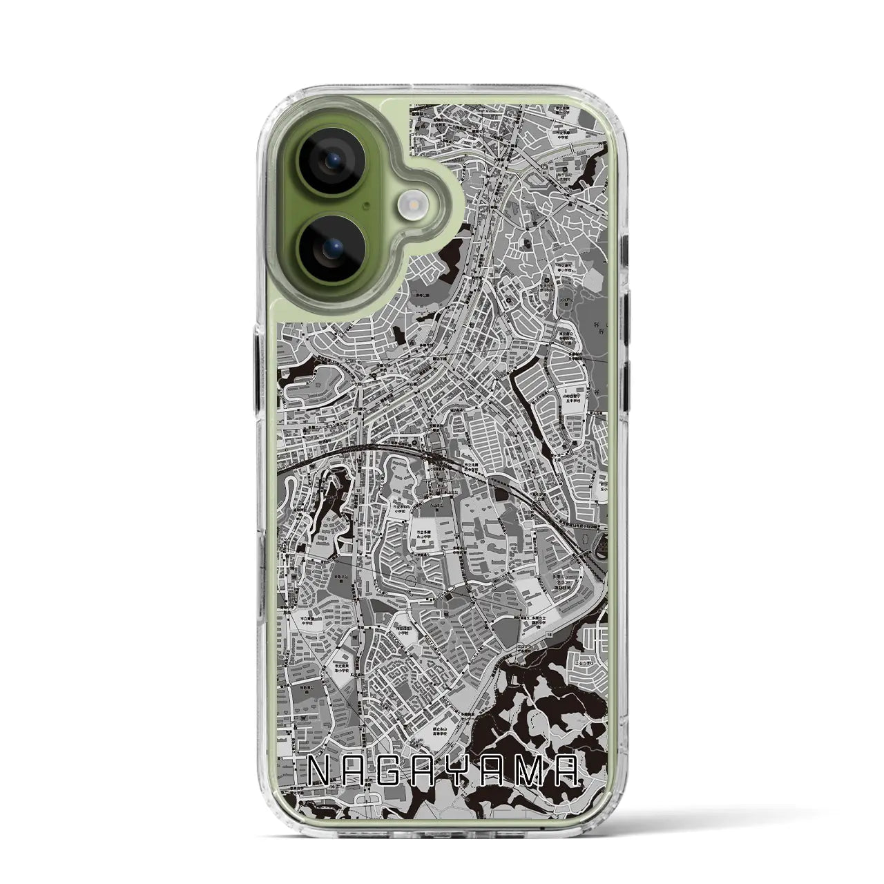 【永山（東京都）】地図柄iPhoneケース（MagSafeタイプ）