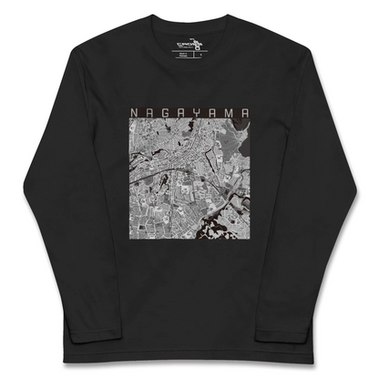 【永山（東京都）】地図柄ロングスリーブTシャツ