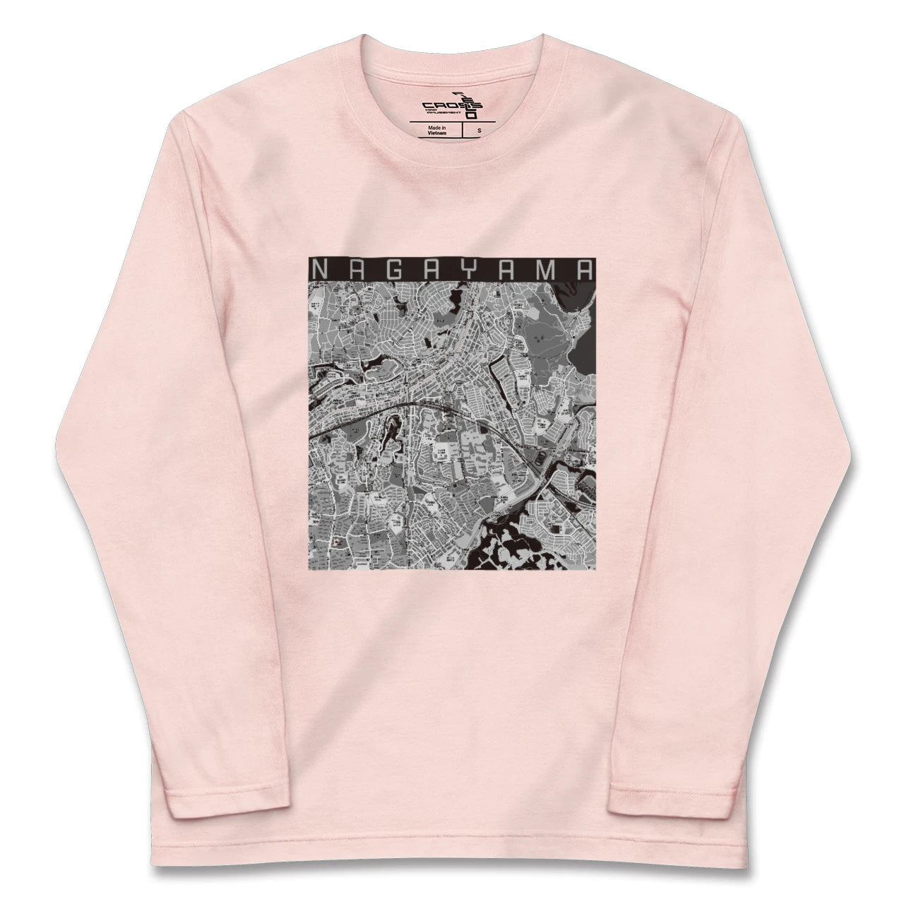 【永山（東京都）】地図柄ロングスリーブTシャツ