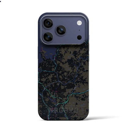 【長与（長崎県）】地図柄iPhoneケース（バックカバータイプ）