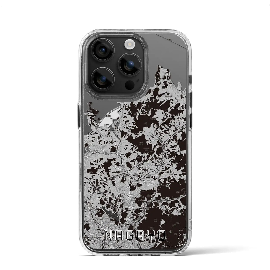 【長与(長崎県)】地図柄iPhoneケース(MagSafeタイプ)