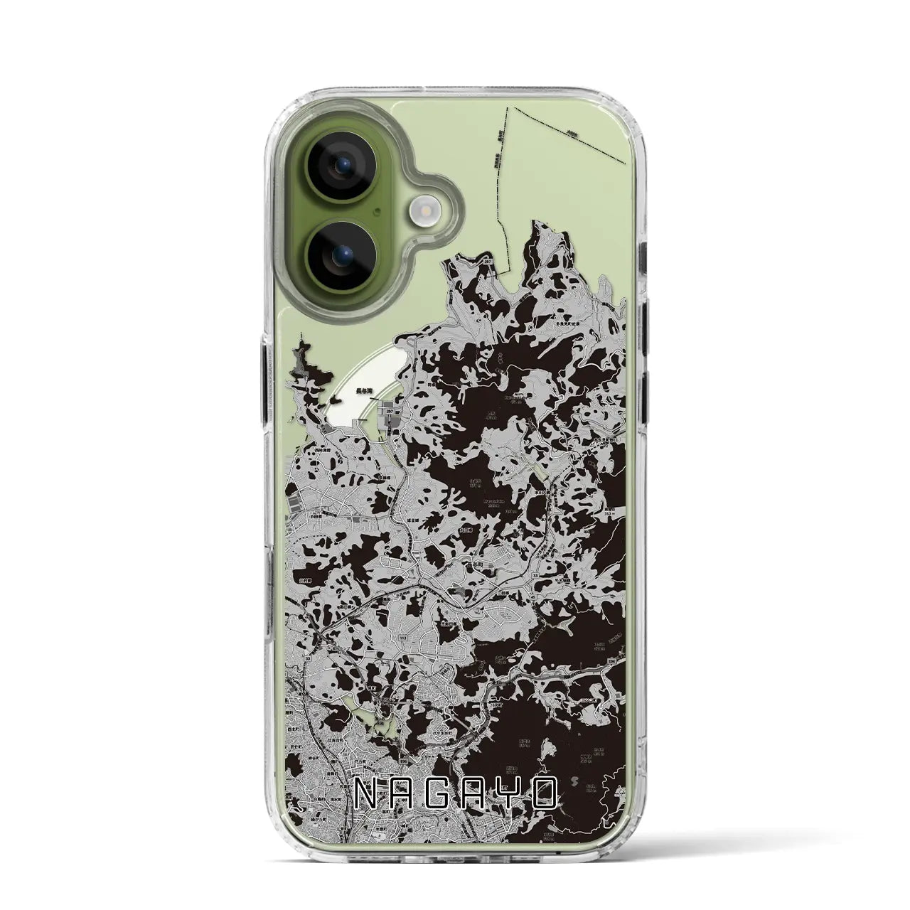 【長与（長崎県）】地図柄iPhoneケース（MagSafeタイプ）