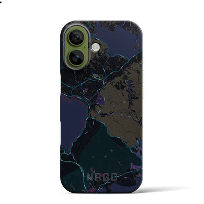 【名護（沖縄県）】地図柄iPhoneケース（バックカバータイプ）