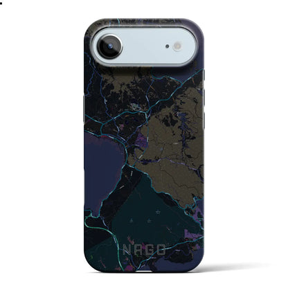 【名護（沖縄県）】地図柄iPhoneケース（バックカバータイプ）