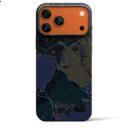 【名護（沖縄県）】地図柄iPhoneケース（バックカバータイプ）