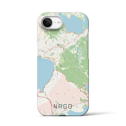 【名護（沖縄県）】地図柄iPhoneケース（バックカバータイプ）