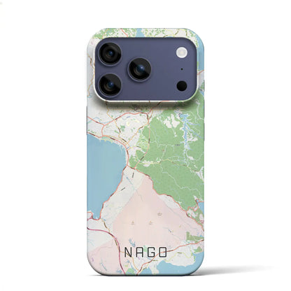 【名護（沖縄県）】地図柄iPhoneケース（バックカバータイプ）