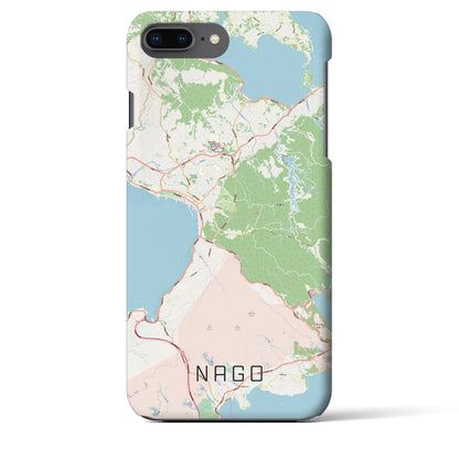 【名護（沖縄県）】地図柄iPhoneケース（バックカバータイプ）