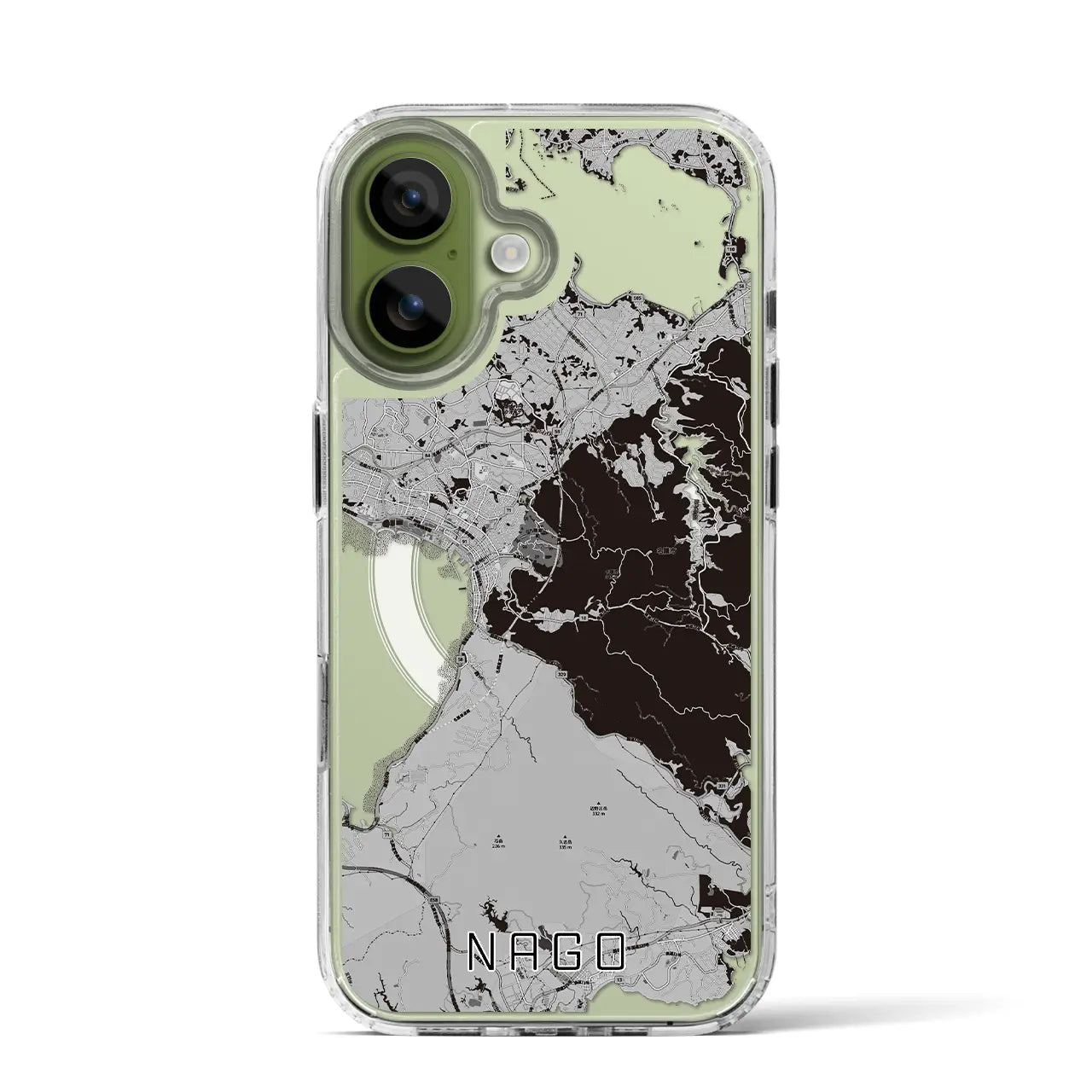 【名護（沖縄県）】地図柄iPhoneケース（MagSafeタイプ）