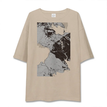 【名護（沖縄県）】地図柄ビッグシルエットTシャツ