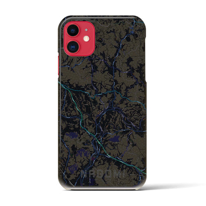 【和水（熊本県）】地図柄iPhoneケース（バックカバータイプ）