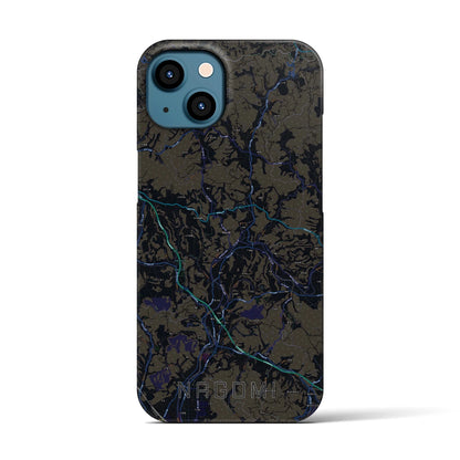 【和水（熊本県）】地図柄iPhoneケース（バックカバータイプ）