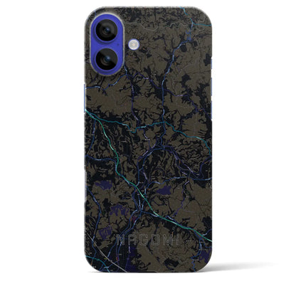 【和水（熊本県）】地図柄iPhoneケース（バックカバータイプ）