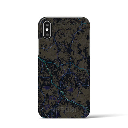 【和水（熊本県）】地図柄iPhoneケース（バックカバータイプ）