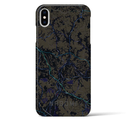 【和水（熊本県）】地図柄iPhoneケース（バックカバータイプ）