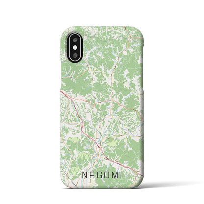 【和水（熊本県）】地図柄iPhoneケース（バックカバータイプ）