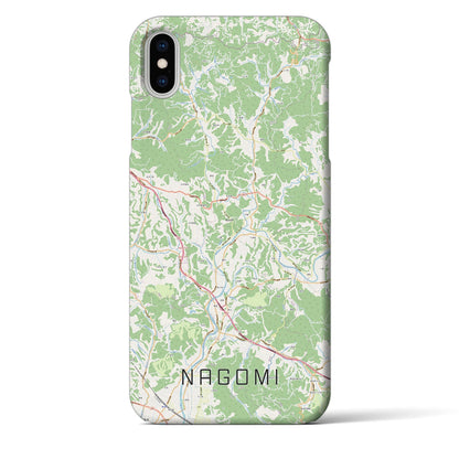 【和水（熊本県）】地図柄iPhoneケース（バックカバータイプ）