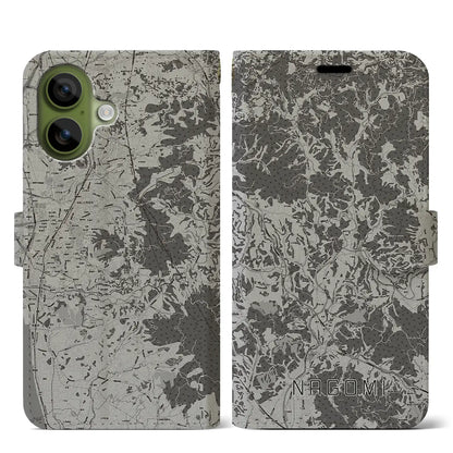 【和水（熊本県）】地図柄iPhoneケース（手帳タイプ）