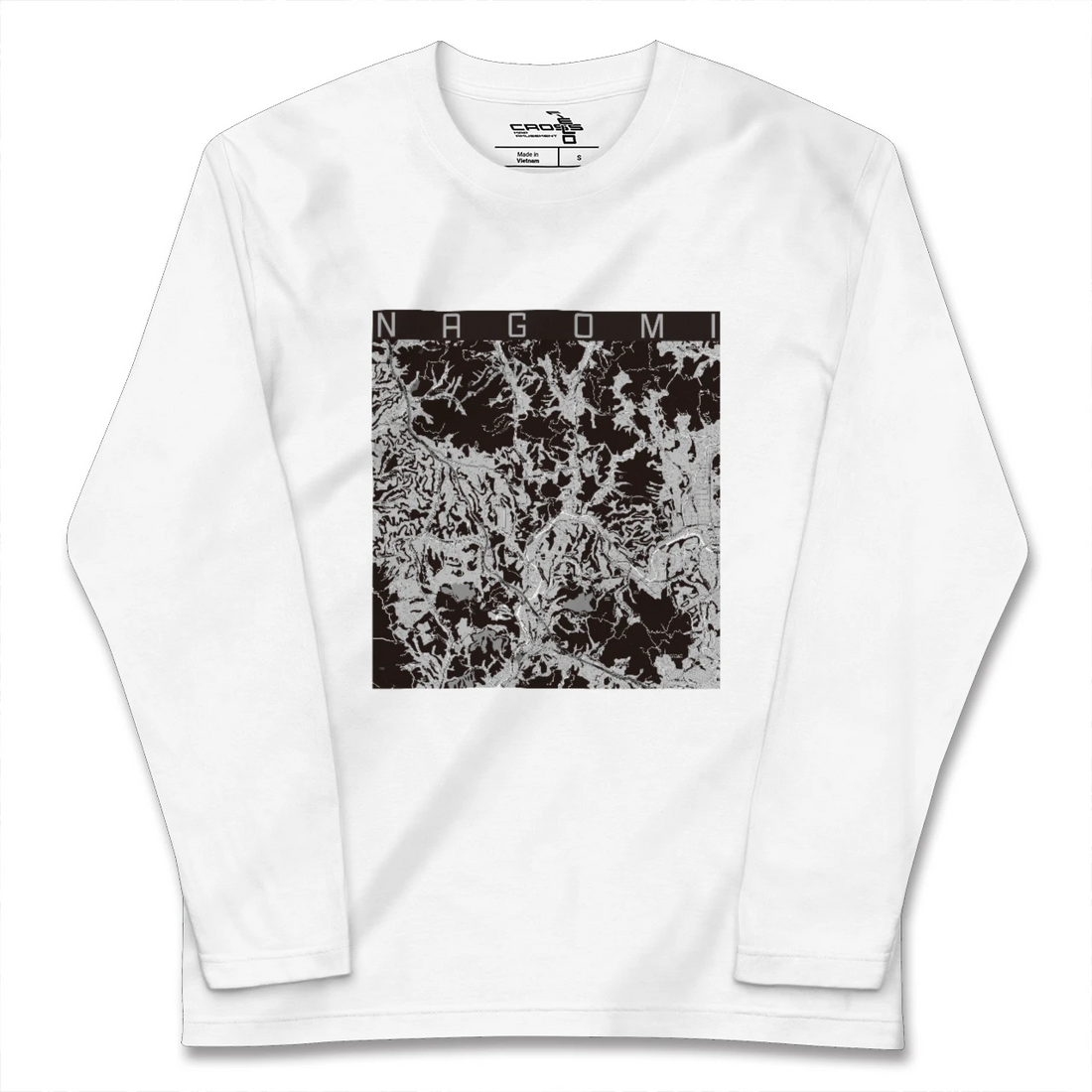 【和水(熊本県)】地図柄ロングスリーブTシャツ