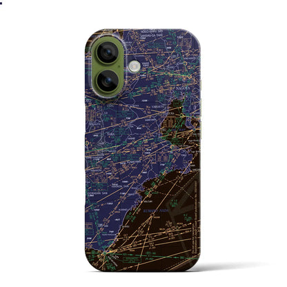 【名古屋航空図（愛知県）】航空図iPhoneケース（バックカバータイプ）