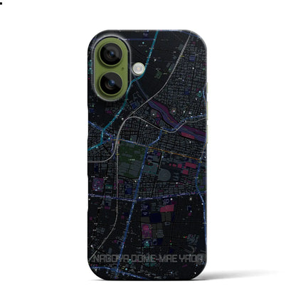 【ナゴヤドーム前矢田（愛知県）】地図柄iPhoneケース（バックカバータイプ）