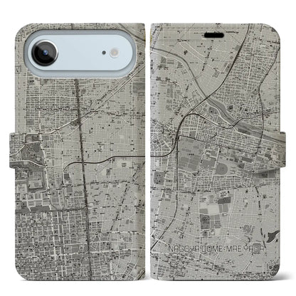 【ナゴヤドーム前矢田（愛知県）】地図柄iPhoneケース（手帳タイプ）