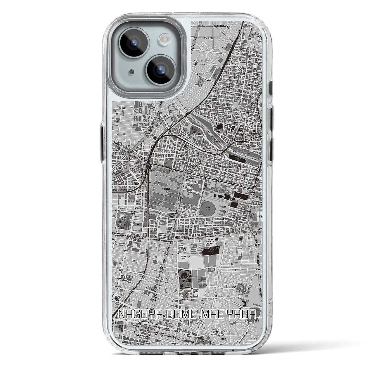 【ナゴヤドーム前矢田（愛知県）】地図柄iPhoneケース（MagSafeタイプ）