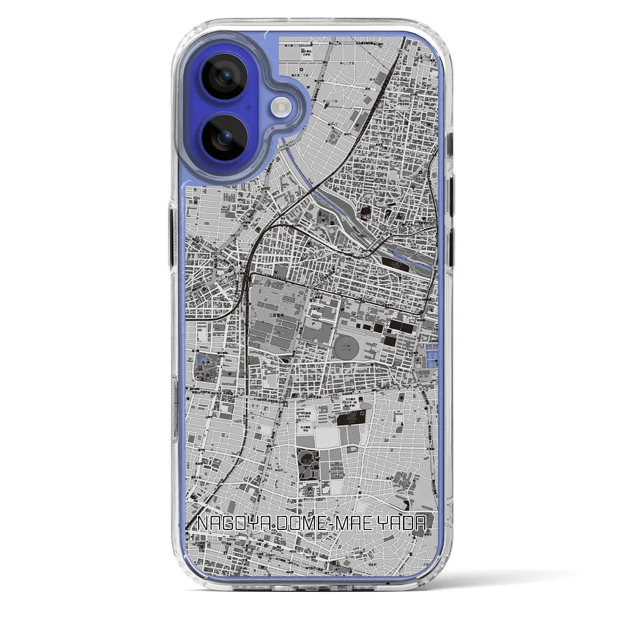 【ナゴヤドーム前矢田（愛知県）】地図柄iPhoneケース（MagSafeタイプ）