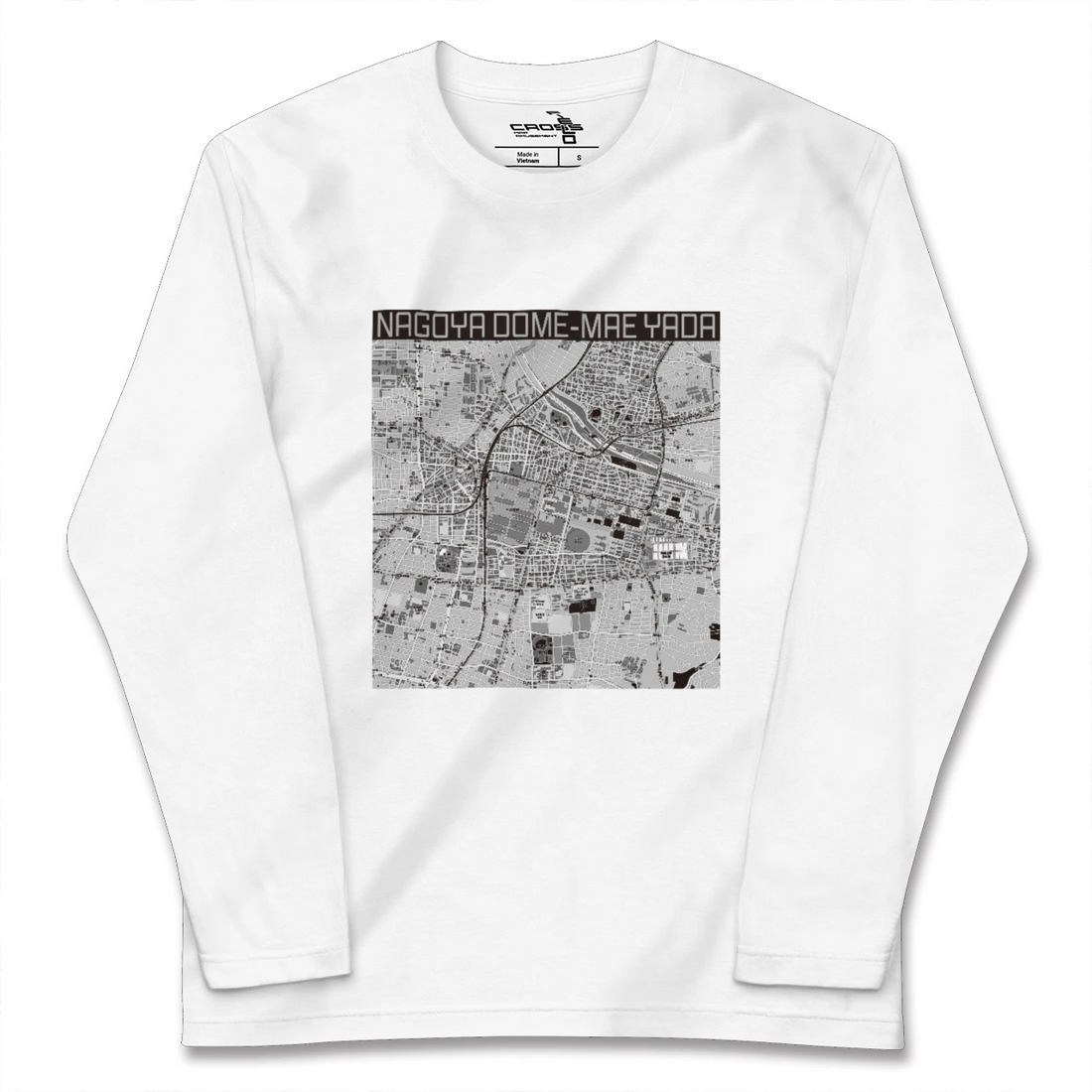 【ナゴヤドーム前矢田(愛知県)】地図柄ロングスリーブTシャツ