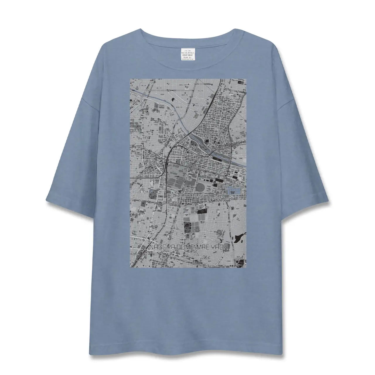 【ナゴヤドーム前矢田（愛知県）】地図柄ビッグシルエットTシャツ