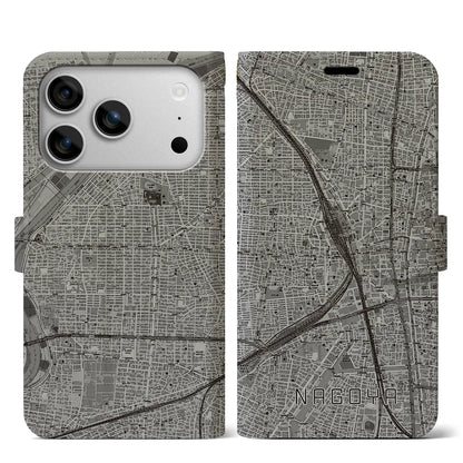 【名古屋2（愛知県）】地図柄iPhoneケース（手帳タイプ）