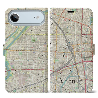 【名古屋2（愛知県）】地図柄iPhoneケース（手帳タイプ）